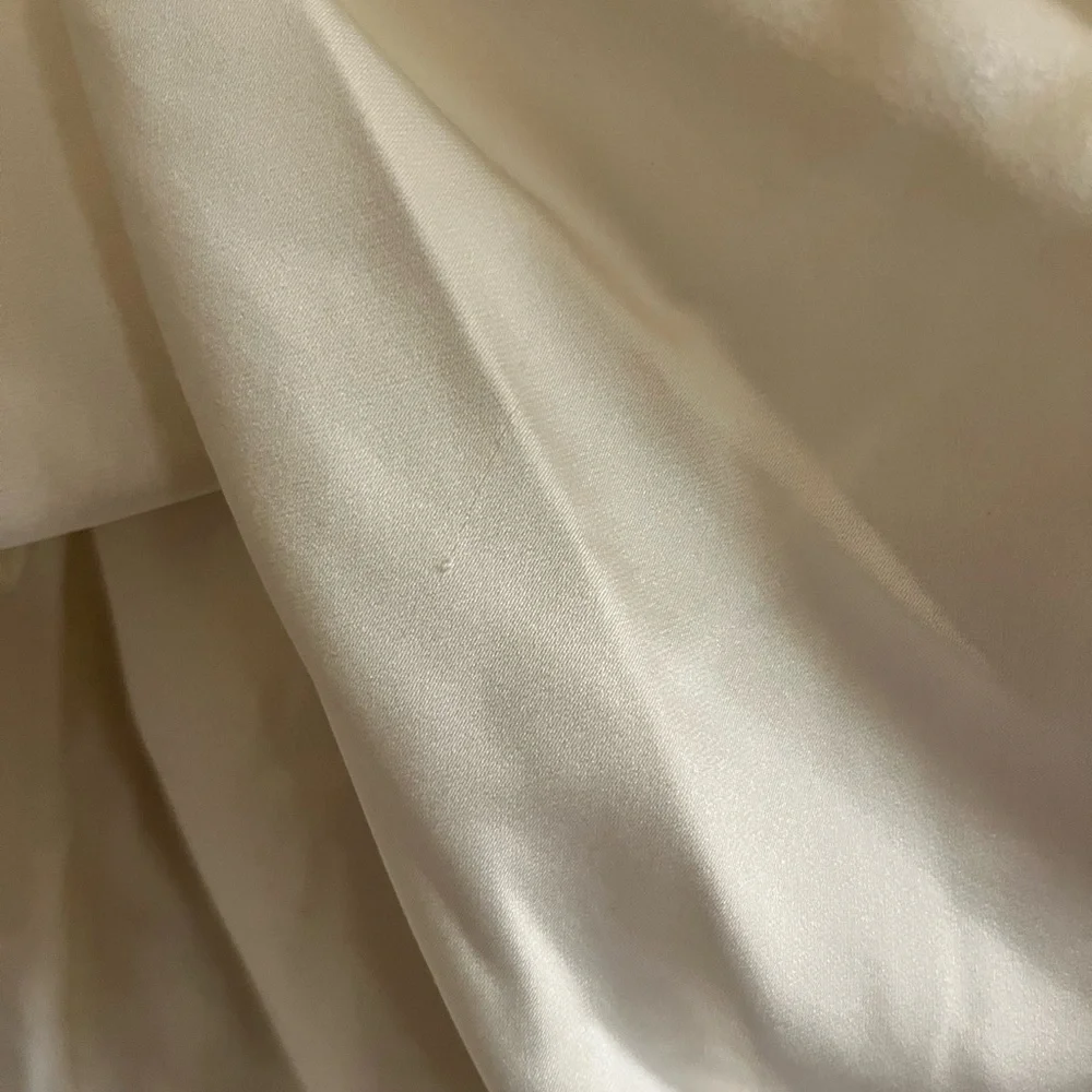 NEW without tags MAC DUGGAL One-Shoulder Long Sleeve Satin Cocktail Mini - Picture 16 of 16